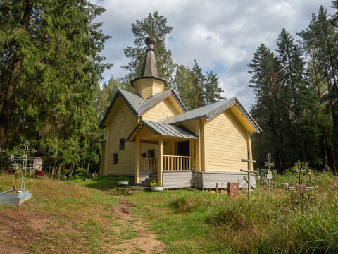 Orthodox church of Flora and Lavra in the village of Megrega in the Olonets district of the Republic of Karelia, northwest Russia