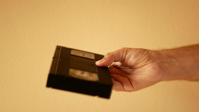 VHS video tape cassette