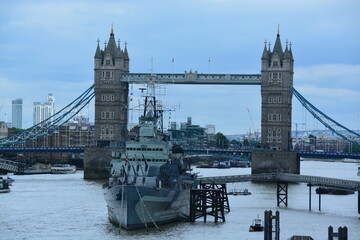 Obraz premium イギリスロンドンのタワーブリッジ