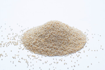 Vetiver and khus is a perennial bunchgrass of the family Poaceae. Chrysopogon zizanioides, Satara,...