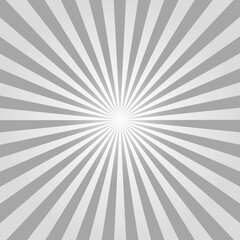 Obraz premium Gray Sunburst Pattern Background. Rays. Sunburst background. Gray radial background.
