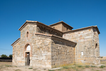 Fototapeta na wymiar church of San Pedro de la Nave, El Campillo, Zamora Province, Spain