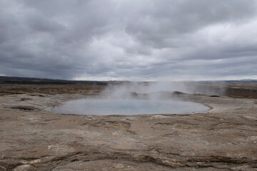 geyser in park national park