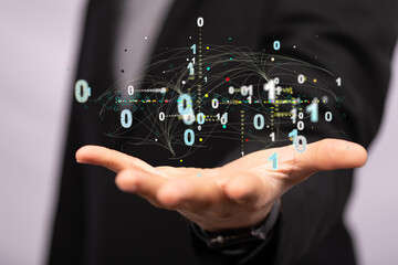 Technology background. Big data concept