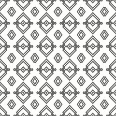 Abstract seamless pattern with various shapes. Geometric pattern for fabric. Textile background.