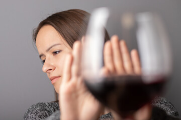 stop alcohol, teenager alcoholism,treatment of liquor addiction. Quit booze concept