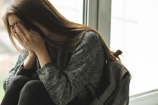 bullying girl in school,teen girl is crying, bully, harassment of students peers