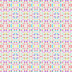 Abstract seamless pattern with various shapes. Geometric pattern for fabric. Textile background.