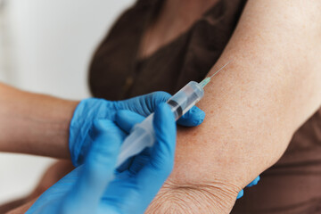 injection in the arm Patient coronavirus immunization safety