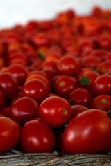 A group of red tomatoes