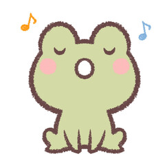 歌うカエル2