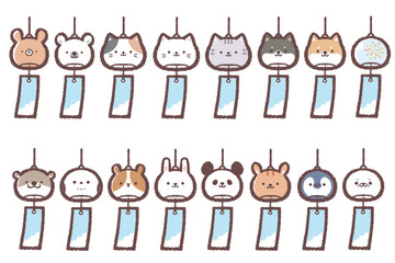動物の風鈴セット