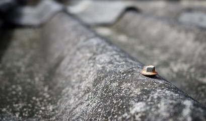 Tiles covered with stains dirty