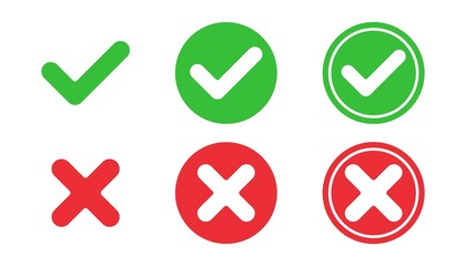 Check mark icon isolated on white background