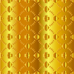 Gold metal texture background vector illustration 