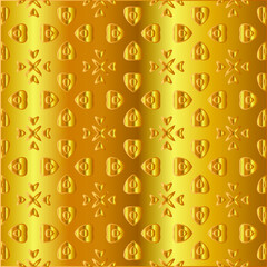 Gold metal texture background vector illustration 