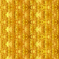 Geometric vector pattern with yellow and white gradient. gold ornament for wallpapers and backgrounds.