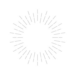 Obraz premium HIPSTER FRAME - SUN RAYS