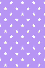 Seamless pattern with small stars in flat style. Stock illustration for web, print, wallpaper, background, textile, wrapping paper, scrapbooking