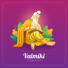 Happy Valmiki Jayanti Greetings Card