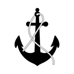 anchor with rope