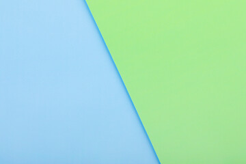 background of blue and green paper sheets