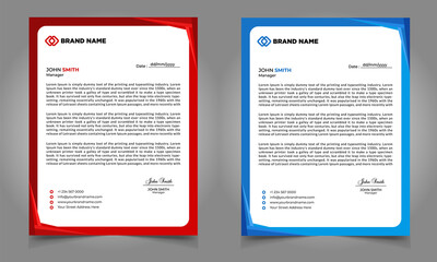 Letterhead Design Template Free