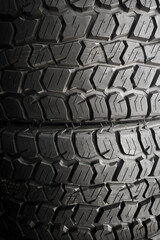 Fototapeta premium New tires sold in wheel repair shops.