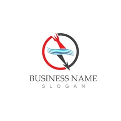 flash thunderbolt logo template