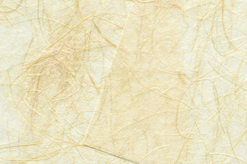 和紙テクスチャー背景(白色) 茶色い筋が浮き出た白い和紙