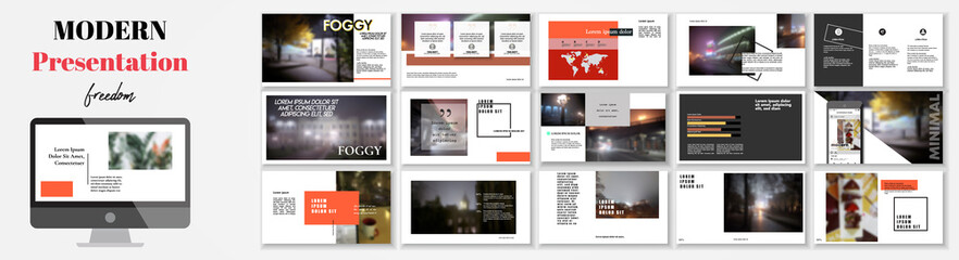 Original Presentation templates or corporate booklet. 
Easy Use in creative flyer and style info banner, trendy strategy mockups. 
Simple modern Slideshow or Startup. ppt. 