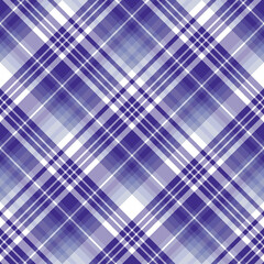 Seamless pattern in violet and white colors for plaid, fabric, textile, clothes, tablecloth and other things. Vector image. 2