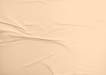 Brown Glue, Wrinkled and Crumpled Paper Texture