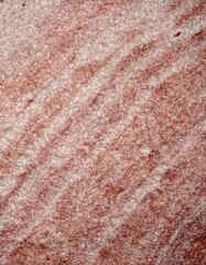 Rough, Flat Sandstone with a Course Textured Surface with Red and Pink Line