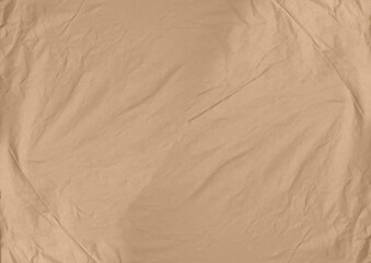 Brown Glue, Wrinkled and Crumpled Paper Texture