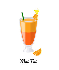 Mai Tai cocktail.