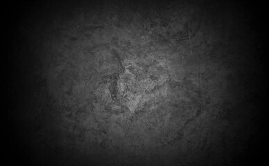 Old wall texture cement dark black gray  background abstract grey color design are light with white gradient background.
