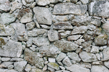 Texture of an old wall made of stones