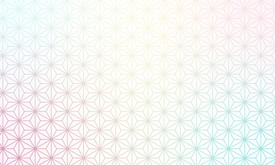 和・夏・背景・和柄・麻の葉・伝統・模様　お中元