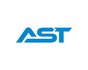 AST initial logo design template