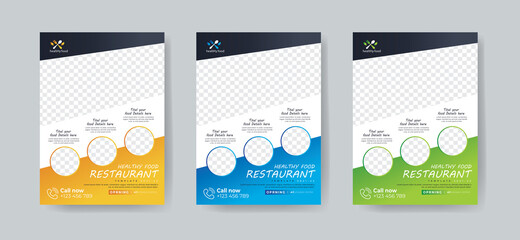 Creative Food & Restaurant Flyer Template Design