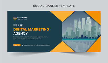 Social media cover vector templates fully editable, advertising design, web banner template