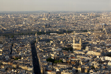 city aerial view