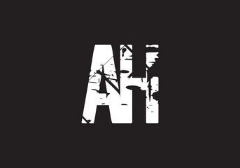 this is a AH latter icon design
