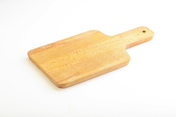Wooden board for kitchen isolated