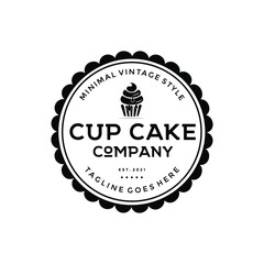 bakery simple badge logo vintage design inspiration