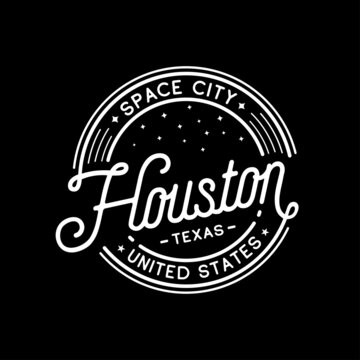City of Houston. Houston vector design template.