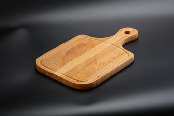 Wooden board for kitchen isolated