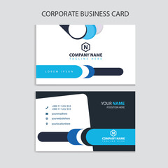 N Letter logo creative modern Corporate Business card