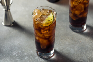 Boozy Refreshing Amaro and Cola Cocktail